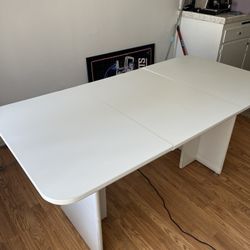 White Wooden Table