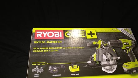 18v 2pc starter kit ryobi