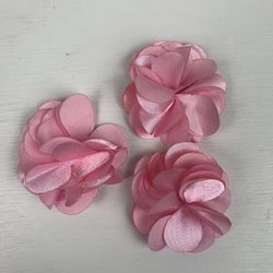 3 Small Pink Sticker Flowers