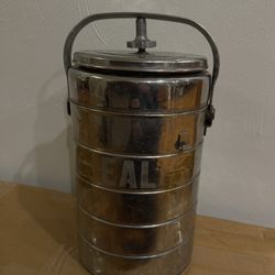Vintage STANLEY ST1300 Stainless Steel Food Warmer Cooler