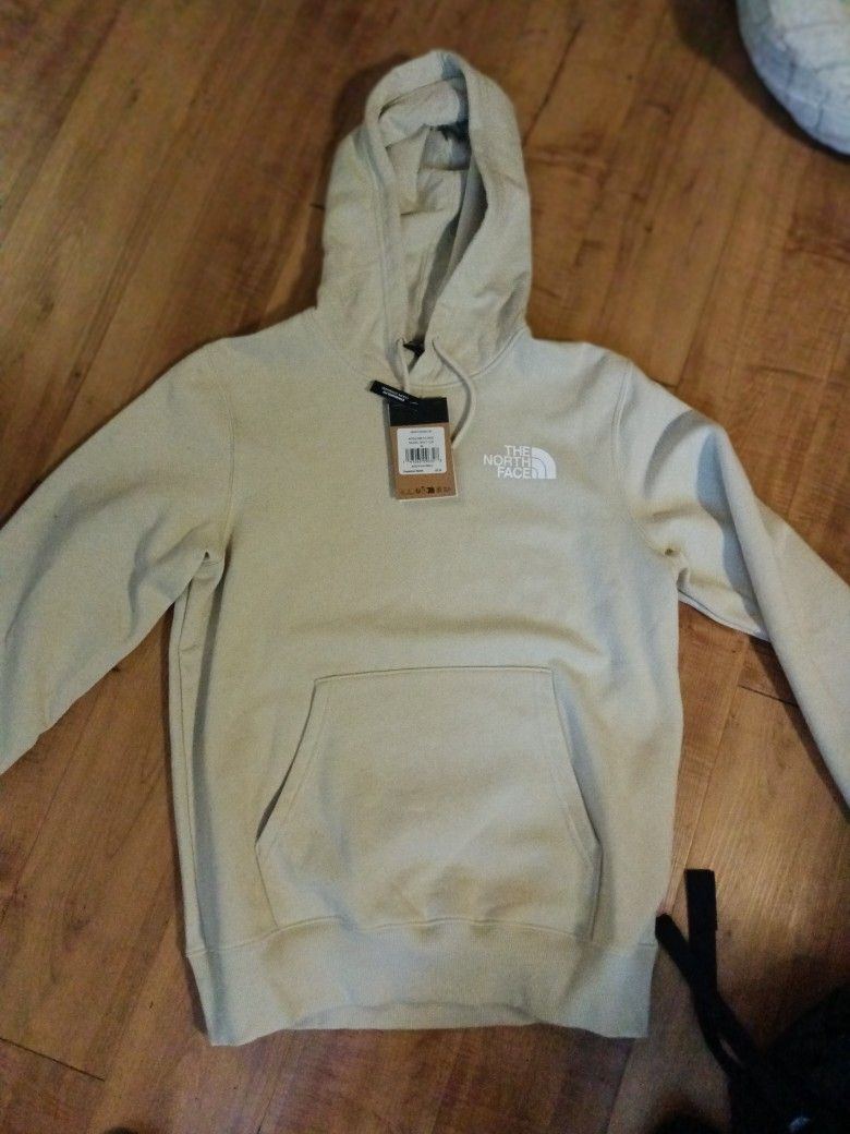 North Face Hoodie NEW -White/Cream/Almond Color