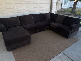 Crushed Velvet Sectional