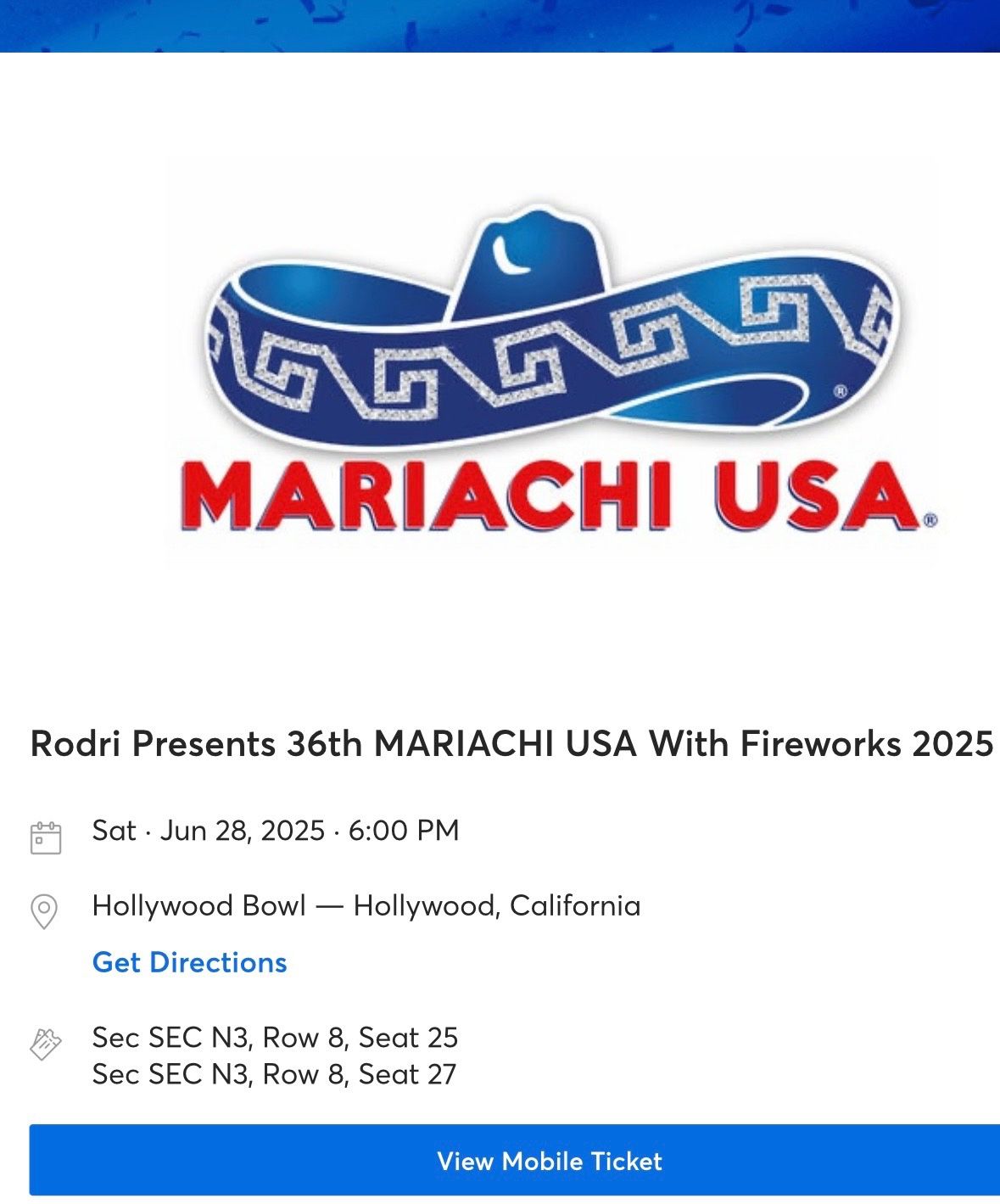Mariachi Fest Tickets