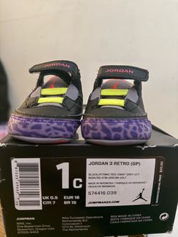 Jordan 3 Retro Crib Shoes