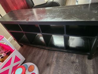FREE couch side table with cubbies