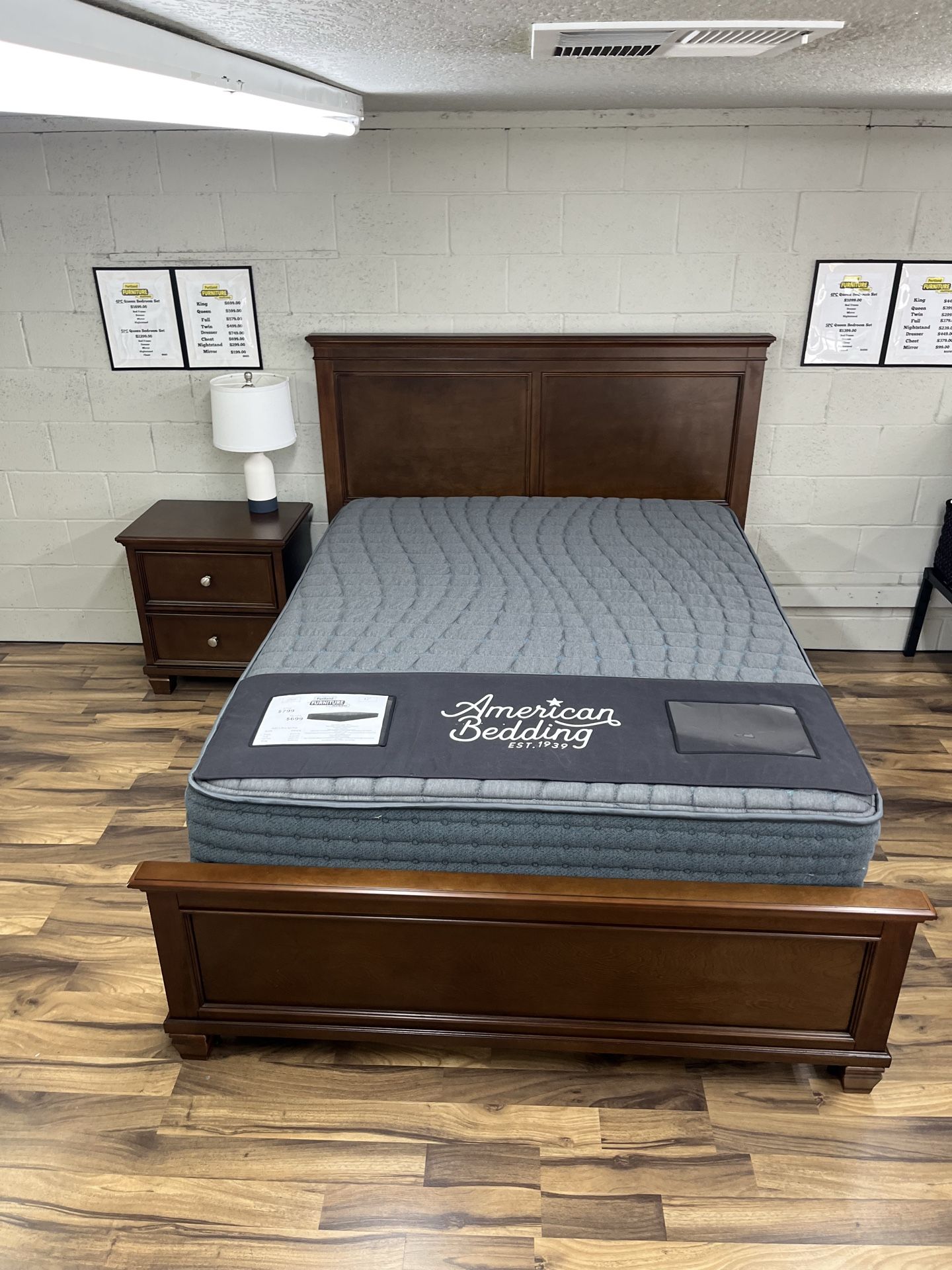 Bed Frame+Nightstand Mattress Not Included
