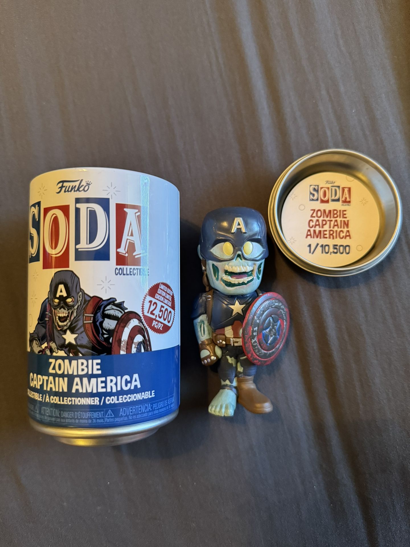 Zombie Captain America Funko Soda