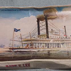 Mississippi Steamboat Robert E Lee Modle Life Like Hobby Kits Brand New Open Box