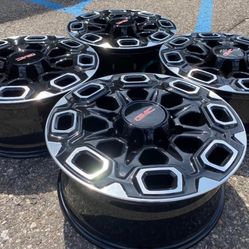 20” GMC SIERRA CHEVY SILVERADO 2(contact info removed) 8X6.5 WHEELS RIMS 8X165 SET NEW 