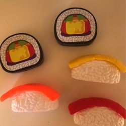 Plastic Velcro Sushi Toys