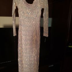 Pink sequence Gown