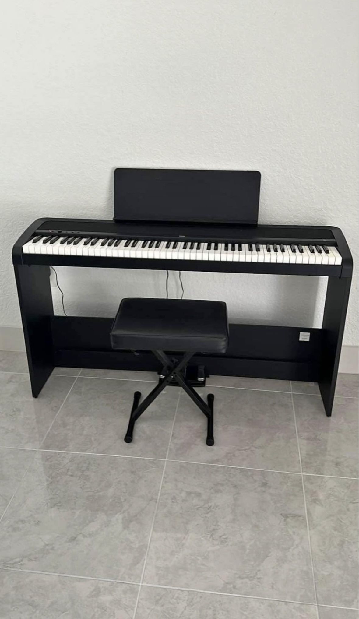 Korg B2SP Portable Digital Piano with 88-Key Full Size Weighted Keyboard, Built-in Speakers
