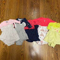 Carters New Baby Girl Dresses With Cardigans