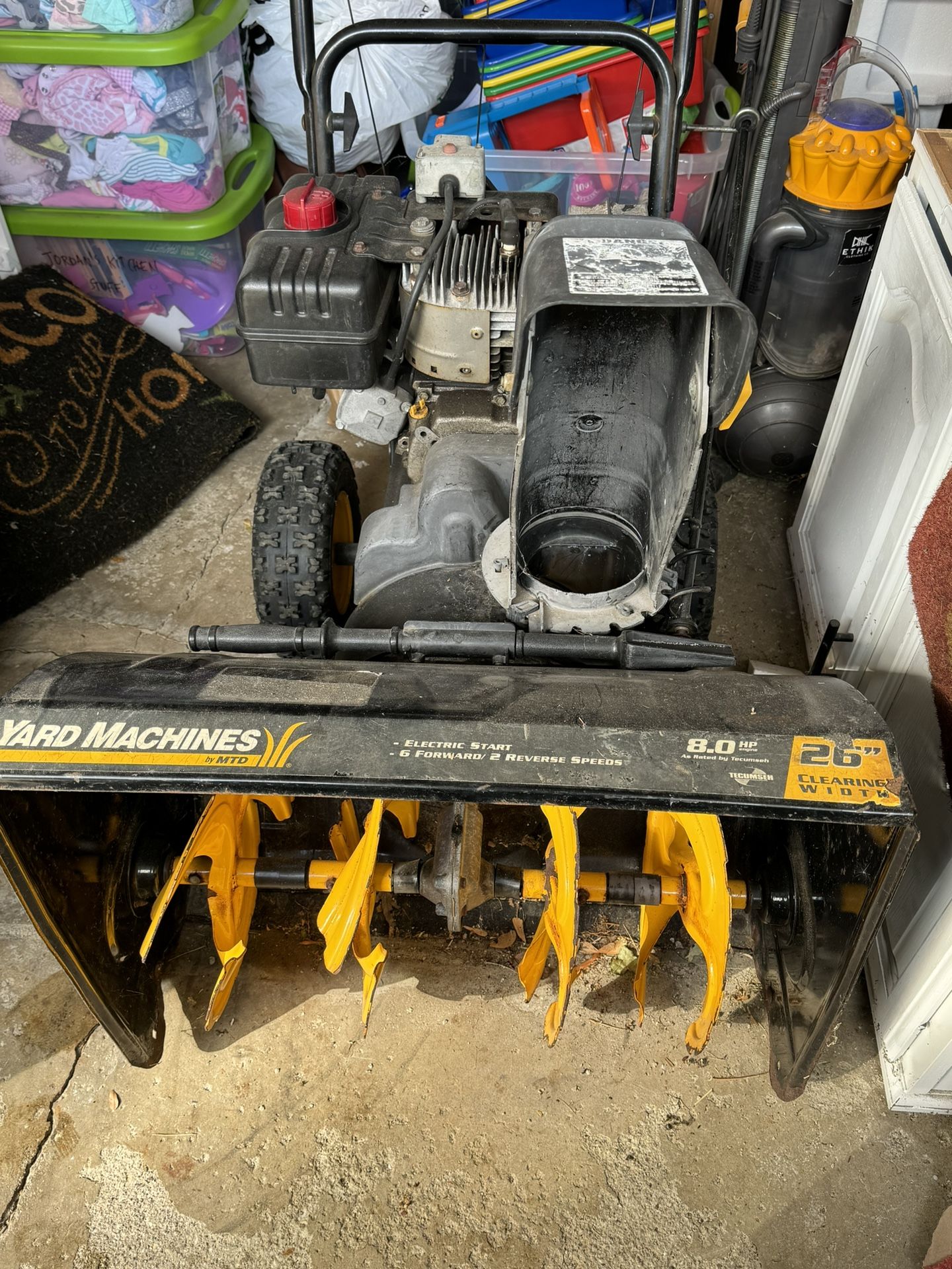 26” Snowblower Yard Machines MTD 8hp Tecumsuh Motor for Sale in