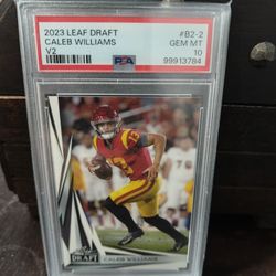 Caleb Williams PSA Gem Mt 10 