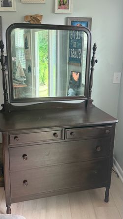 Antique Dresser and Bed