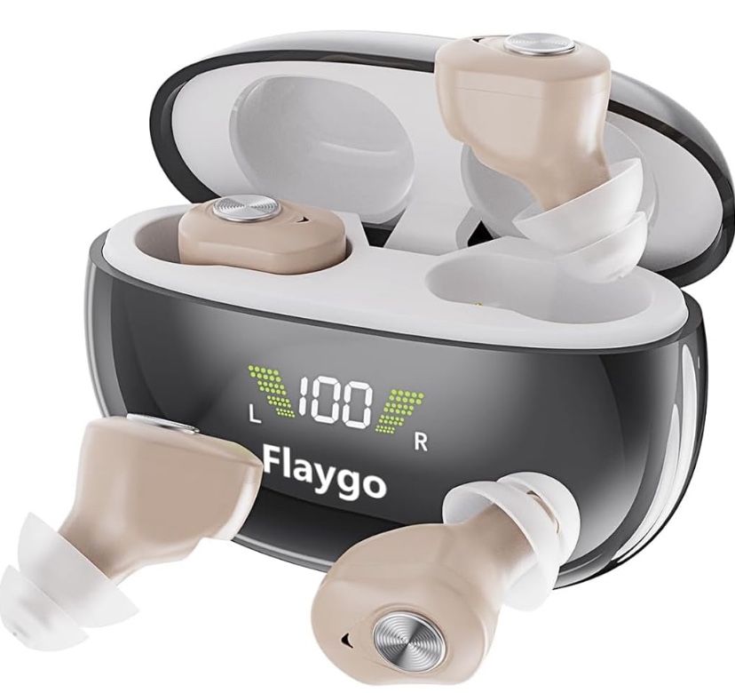 Hearing Aids for Seniors Severe Hearing Loss,Latest 16-Channel Digital Rechargeable Hearing Aid with Intelligent Noise Reduction,Invisible Hearing Amp
