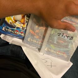 Three Art Set Of Xy Evolution Hanger Packs