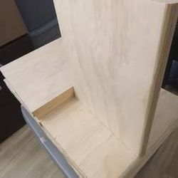 UNFINISHED PINE PLAIN CUT ENGINEERED WOOD,14 PCS, BRAND NEW, 14.5x11.5x1 in.