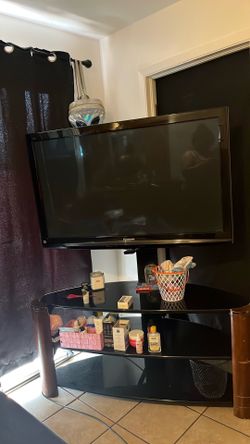50 inch Panasonic TV with TV stand