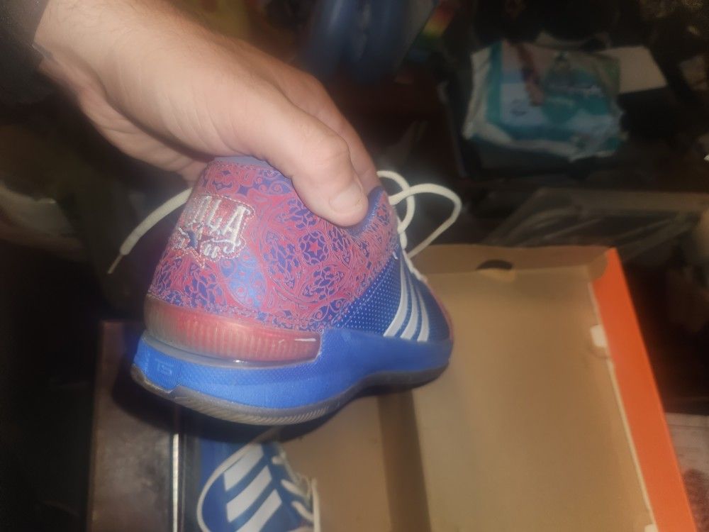 New Red And Blue Adidas Shoes