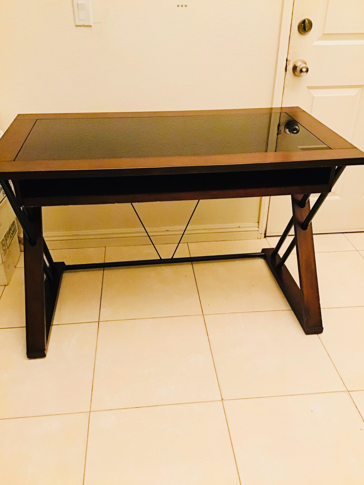 Desk And Bookshelf