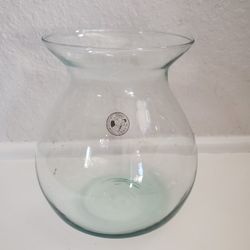 Hand Blown Glass Vase