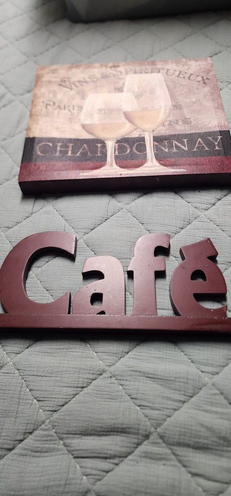 Canvas And Cafe Sign
