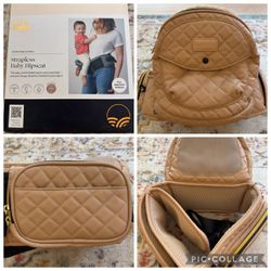 Tushbaby Strapless Baby Hipseat: Sand Color