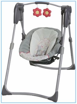 Graco Slim Spaces Compact Baby Swing