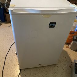 Mini White Fridge 
