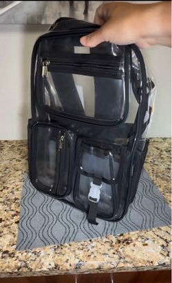 Clear book bag