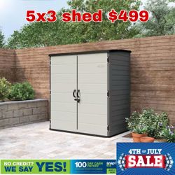 5x3 Shed 