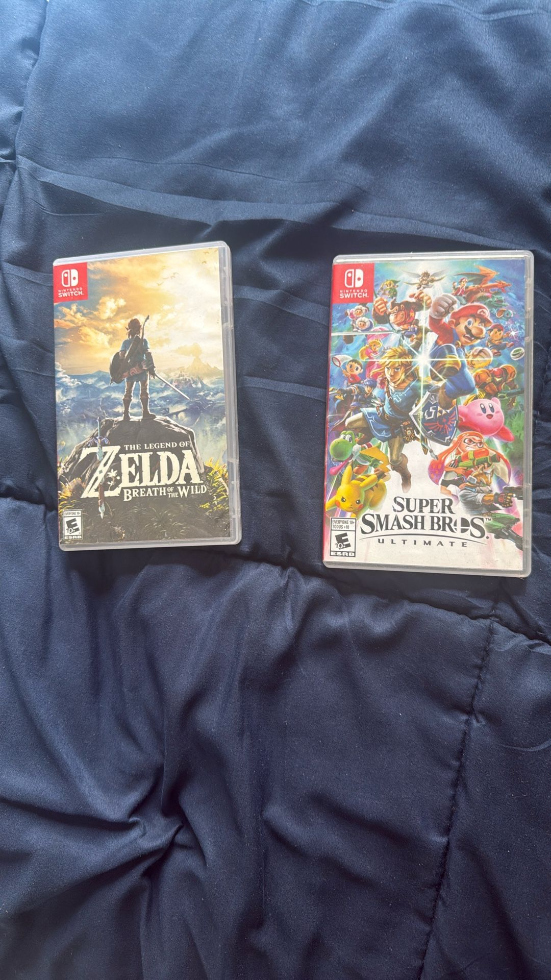 Super Smash Bros Ultimate and Zelda Breath of the Wild