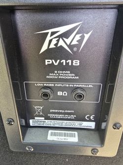 pasive peavey  speaker set