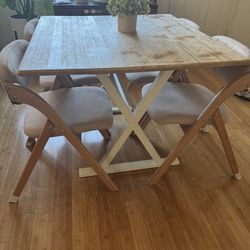 Kitchen Table - Foldable With Dropleaf