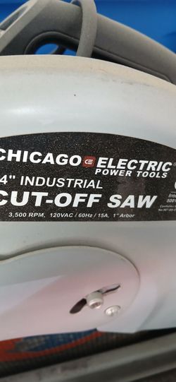 Fourteen inch chicago electric cut off saw for metal