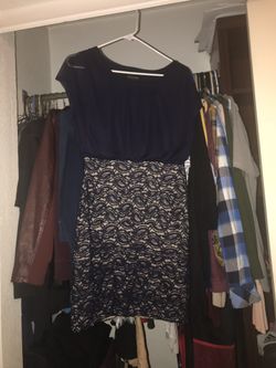 Blue dress