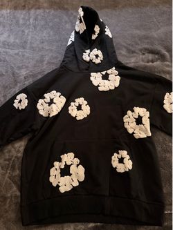 Black Denim Tear Hoodie