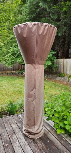 7ft tall propane patio heater (with cover)