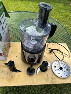 procesador de alimentos SPZTJK de 500W, diseñado para picar, rebanar, triturar y puré.