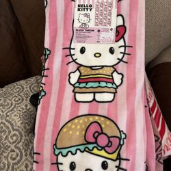 Hello Kitty Throw Blanket 