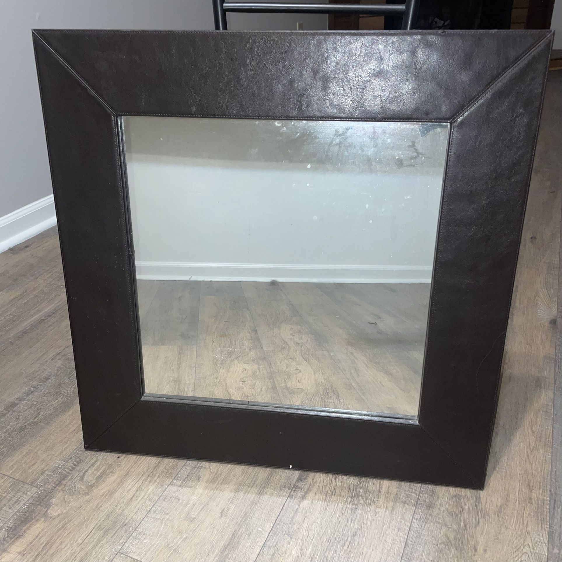 Leather Frame Mirror