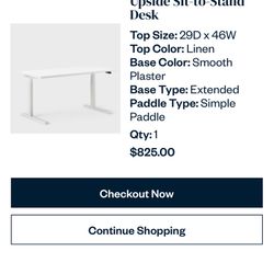 Haworth Upside Sit Stand Desk