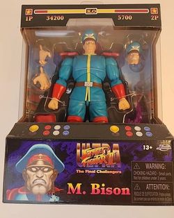 Ultra Street Fighter II M. Bison Player 2 Ver. Jada Toys BBTS EXCLUSIVE NEW