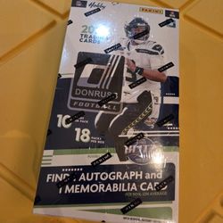 2020 Donruss NFL Football Hobby Box Sealed