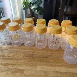 13 Medela Milk Storage bottles