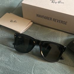 (NEW) Ray-Ban Wayfarer Reverse RBR0502S - Black Eyewear Sunglass/Shade $135