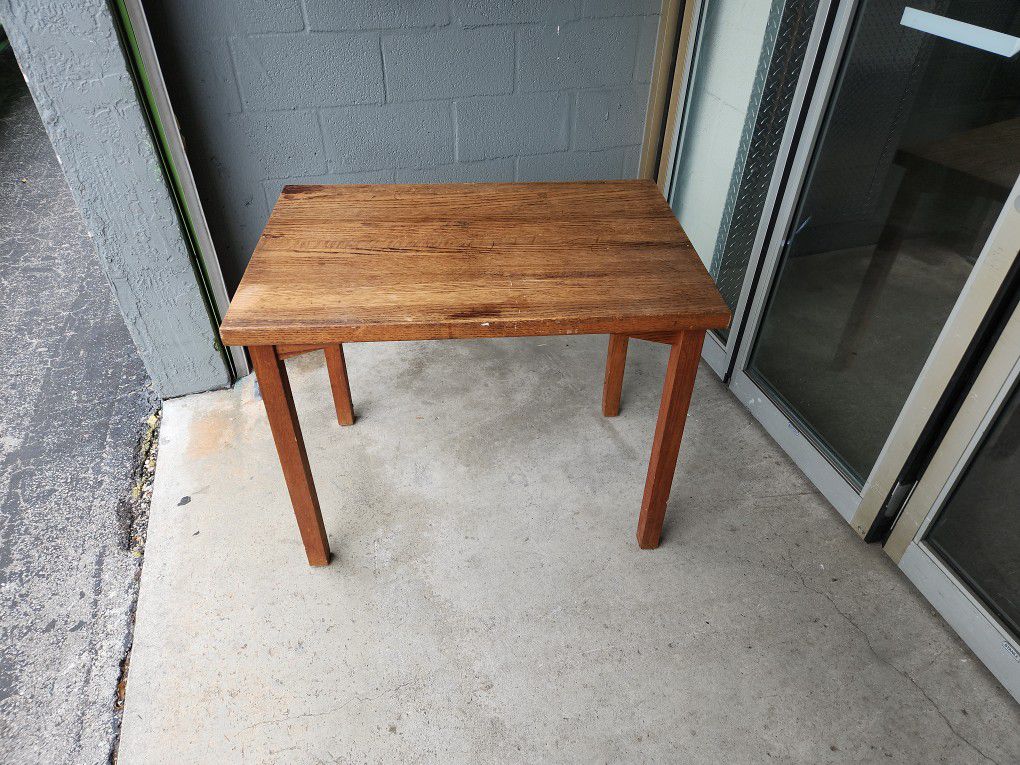 Antique Solid Oak Table 