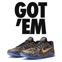 Kobe XI EM Protro Basketball Shoes Size 8M